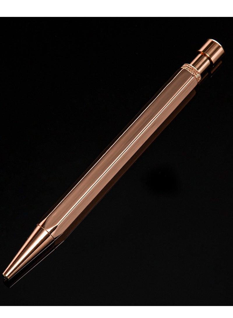 xozgdovg Metal ballpoint Pen Gift Jumping Metal signature pen Personal Gift pen Rose gold 
