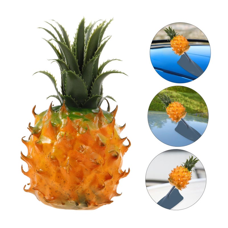 Pineapple Car Antenna Topper Foam Exterior Decoration Easy Install Vehicle Accessory - Image 5