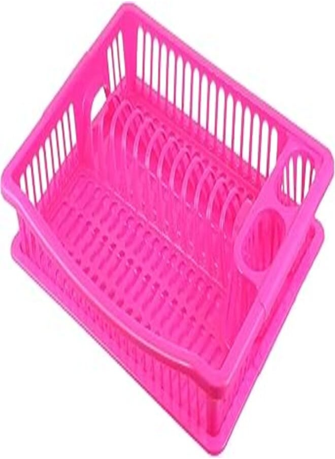Winner Winner plastic dish dryer, made in egypt pink 2 piece 