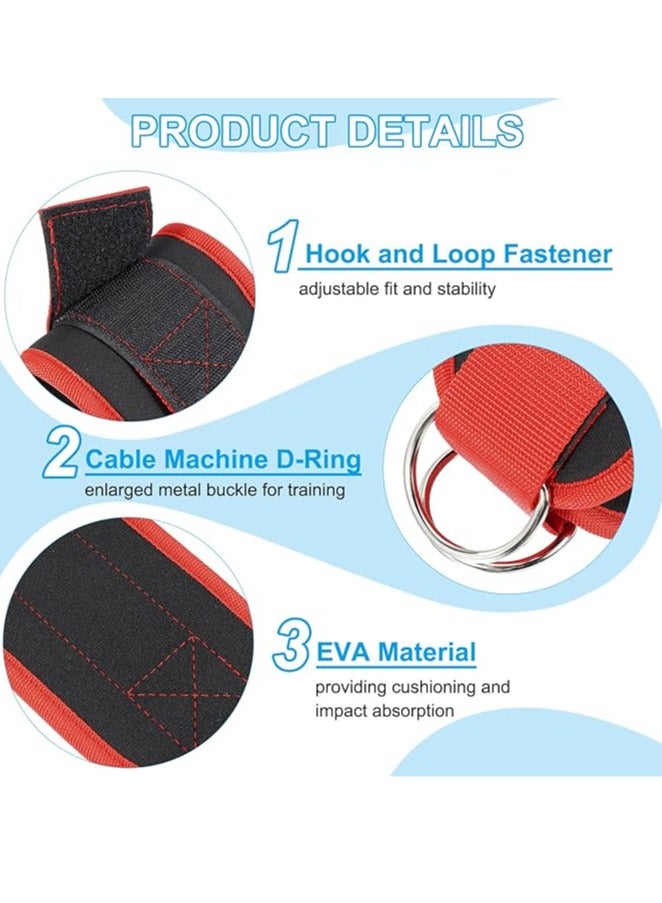 Arabest Ankle Strap for Cable Machine, Gym Cable Kickback Ankle Wrap Exercise Attachment for Glute Workouts - Image 3