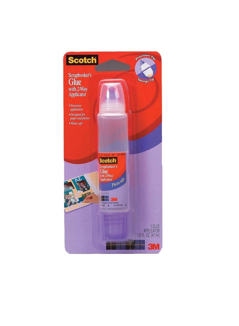 Scotch  Scrapbooker's Glue with 2 Way Applicator - Image 1