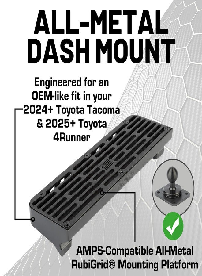 Bulletpoint RubiGrid Metal Dash Mount Phone Holder Compatible with 2024+ Toyota Tacoma & 2025+ 4Runner - Image 3