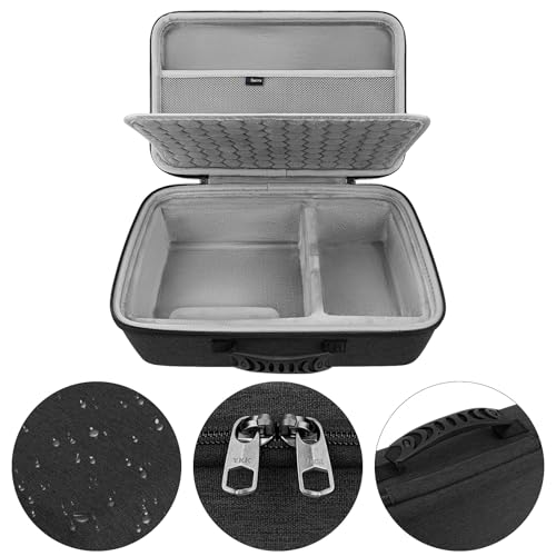GEEKRIA Audio Interface Carrying Case, Compatible with Universal Audio Apollo Twin X DUO/Twin X QUAD/Twin X DUO Gen 2/ Twin X QUAD Gen 2, EVA Hard Shell Travel Bag (Dark Gray) - Image 3