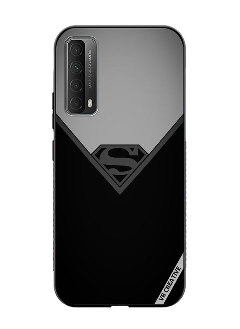 Protective Case Cover For Huawei Y7a Simple Superman Design Multicolour