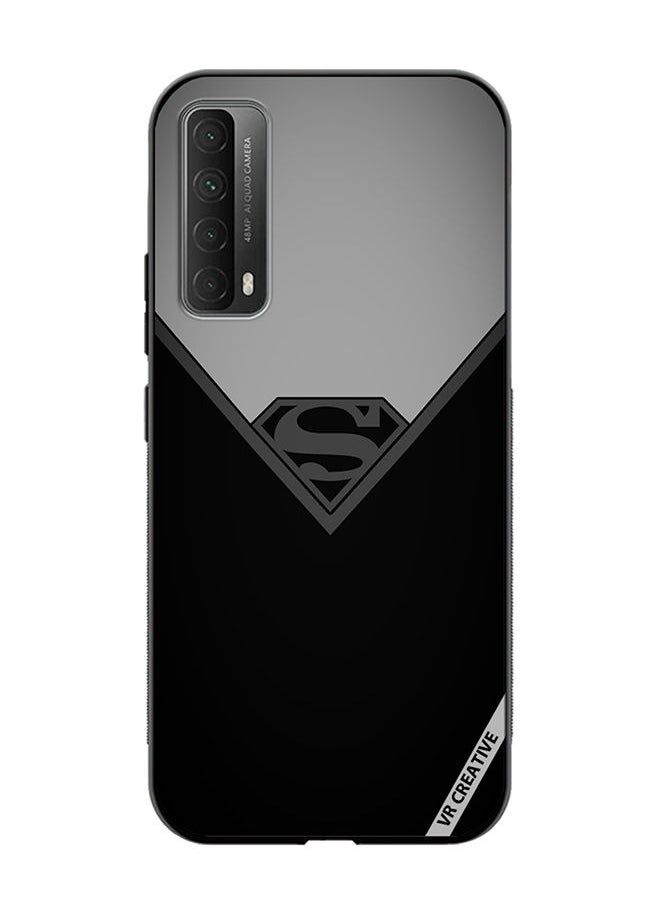Protective Case Cover For Huawei Y7a Simple Superman Design Multicolour