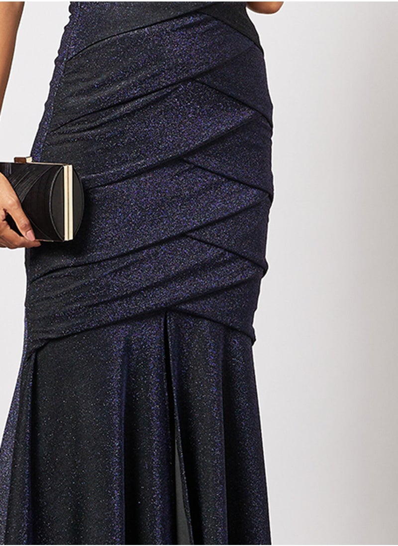 Zoey - Draped A-Line Dress - Image 1