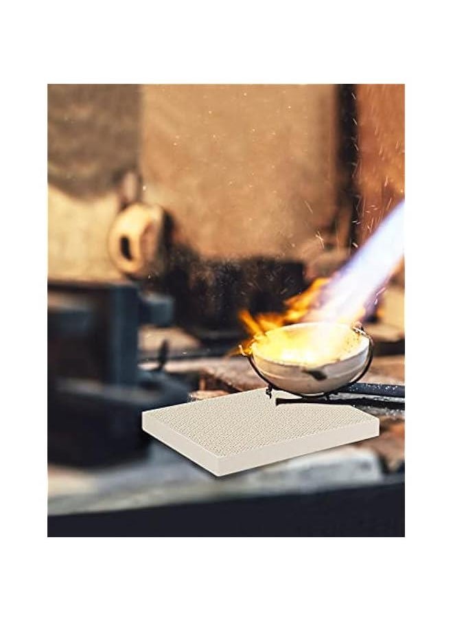 Arabest Premium Honeycomb Ceramic Soldering Boards (Set of 2) - Essential Tools for Jewelry Making, Melting, and Casting Gold - Fireproof Welding Blocks for Soldering and Crafting Perfection  - Image 4
