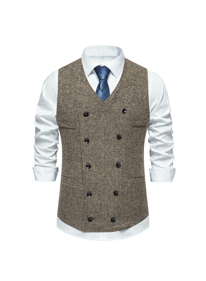Shougu New Fashionable Casual Men's Suit Vest - Image 1