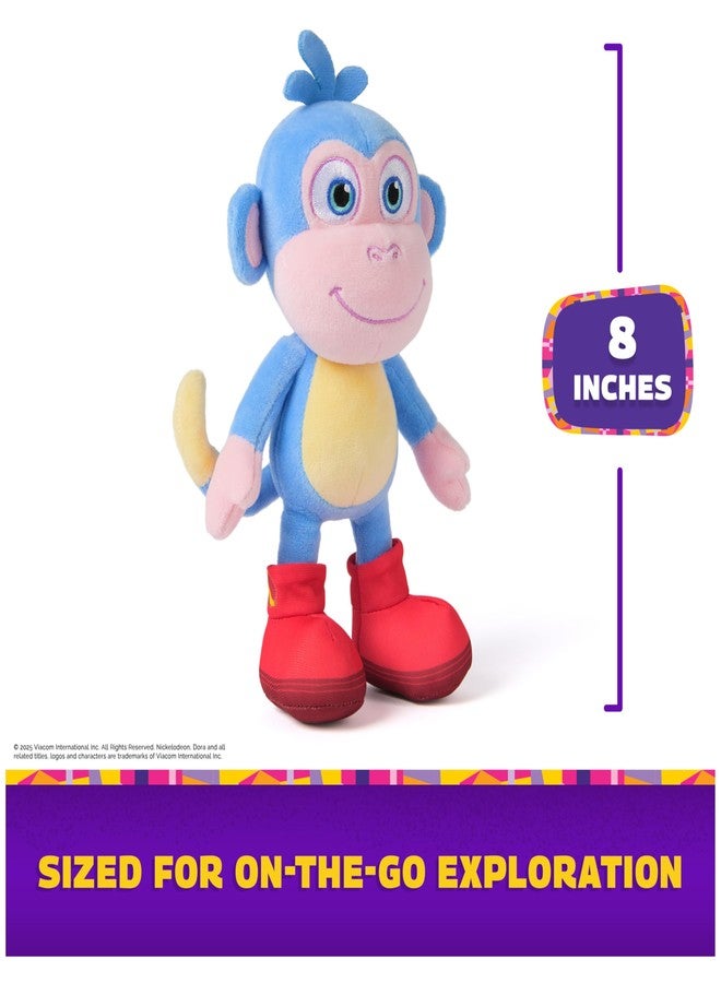 DORA Walker's Dora Official Boots Plush Doll, Educational Toys, Plush Toys, Stuffed Monkey for Ages 3 and Up, 8” - Image 4