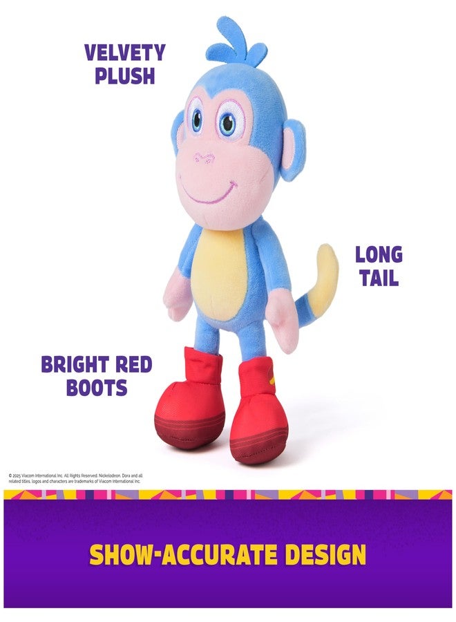 DORA Walker's Dora Official Boots Plush Doll, Educational Toys, Plush Toys, Stuffed Monkey for Ages 3 and Up, 8” - Image 3