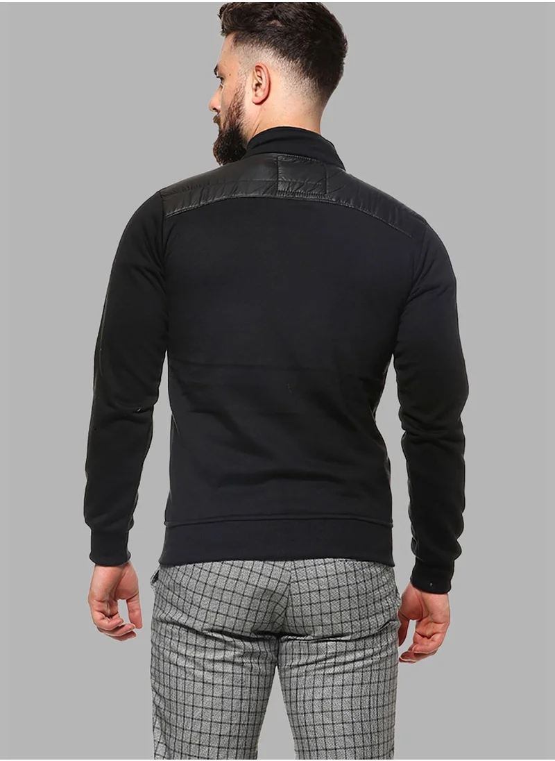 Campus Sutra High Neck Bomber Jacket