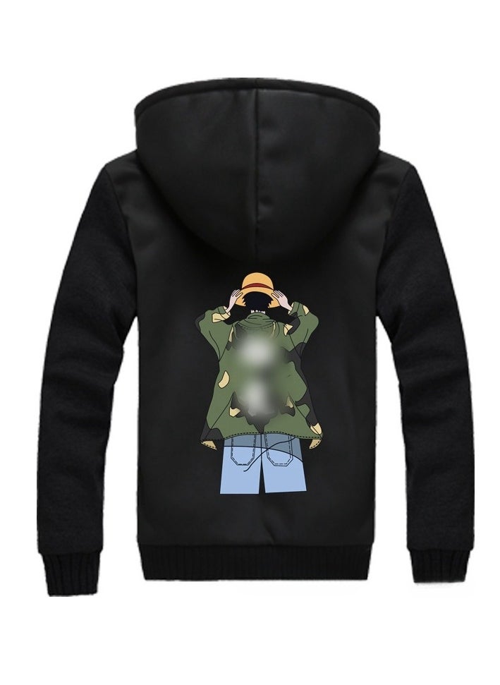 KUYING New One Piece Printed Zipper Sweatshirt Casual Sportswear  - Image 1