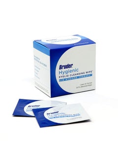 Bruder Bruder Hygienic Eyelid Cleansing Wipes | Rinse-Free Exfoliating Wipes Remove Excess Oil and Debris from Eyelids & Lashes | Remove Make Up & Oil l Eye Care l Eye Cleanse l Non-Allergenic l 30 Count Box  - Image 1