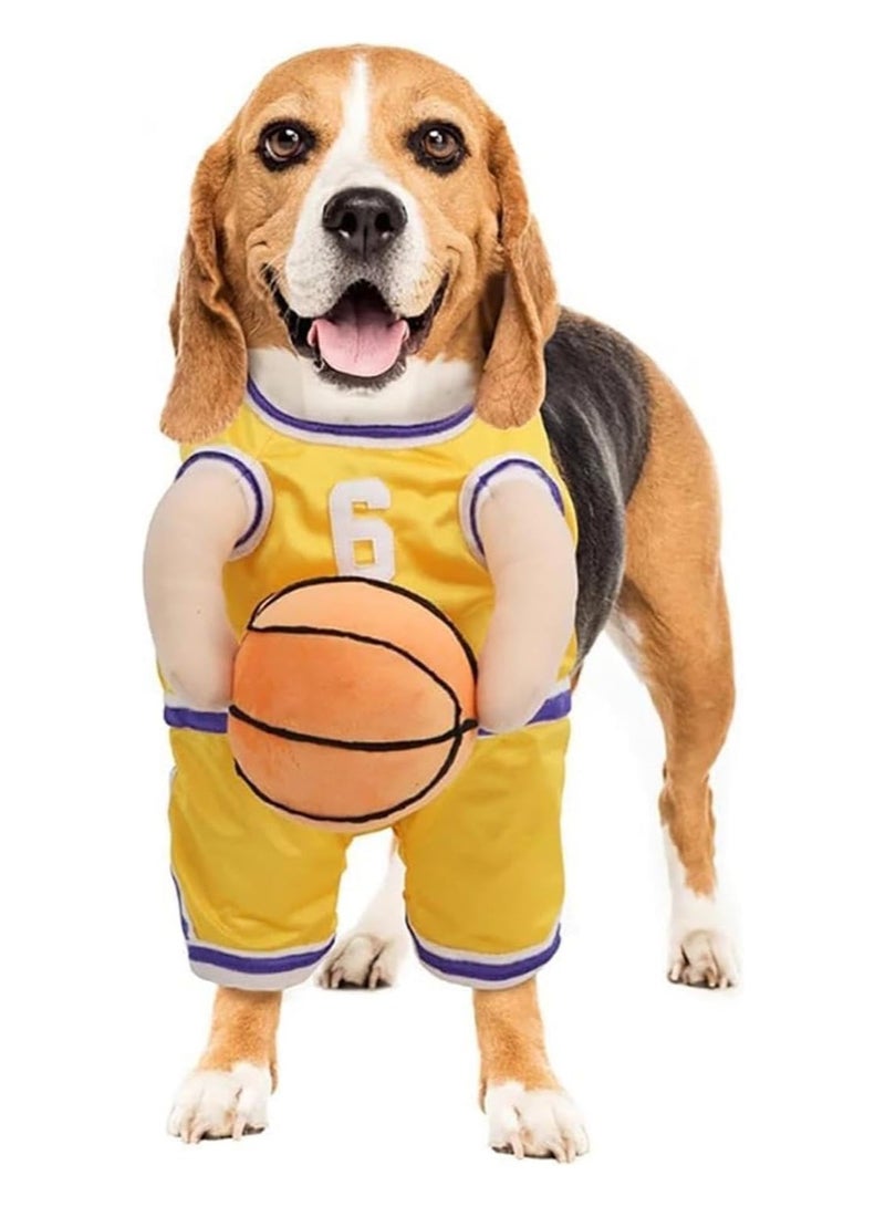 عام زي كرة السلة للكلاب مع كرة - ملابس للكلاب. - Image 3