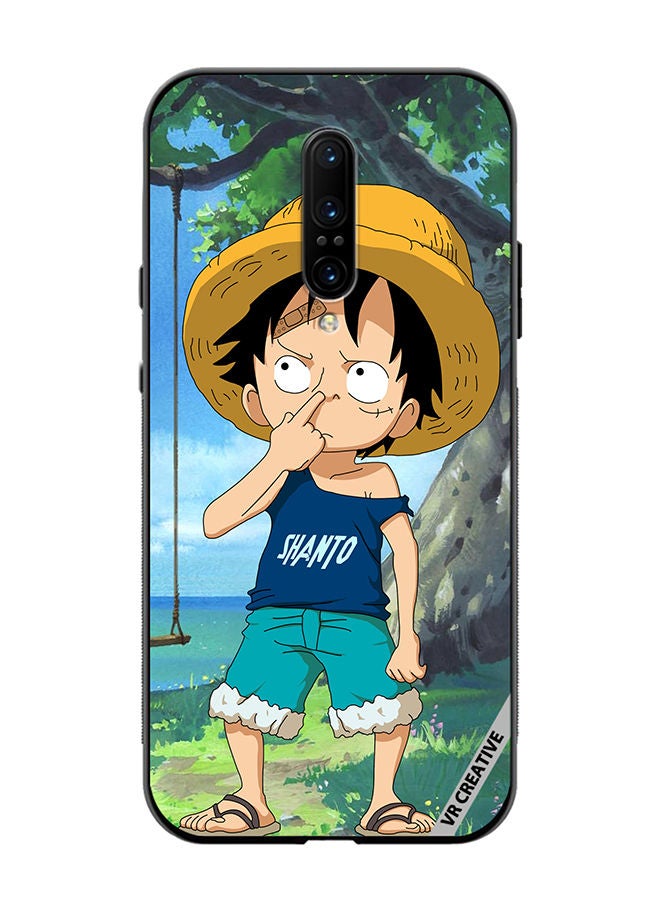 VR CREATIVE Protective Case Cover For OnePlus 7 Pro Monkey Dluffy Design Multicolour - Image 1