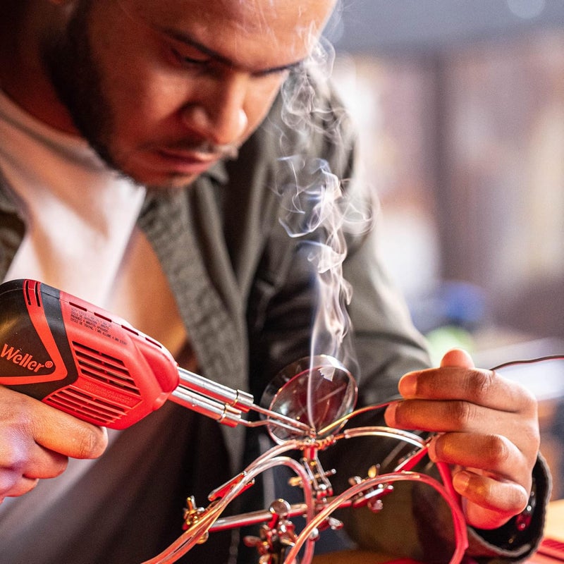 ويلر مسدس لحام Wlg940023G بقوة 140 واط/100 واط، مناسب لأعمال اللحام والقطع والتنعيم الشاقة - Image 5