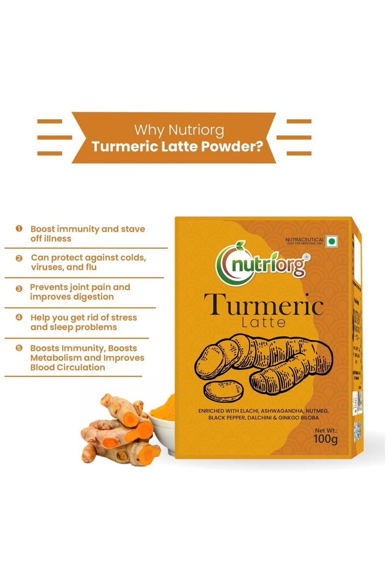 Nutriorg Turmerigc Latte  100g - Image 4