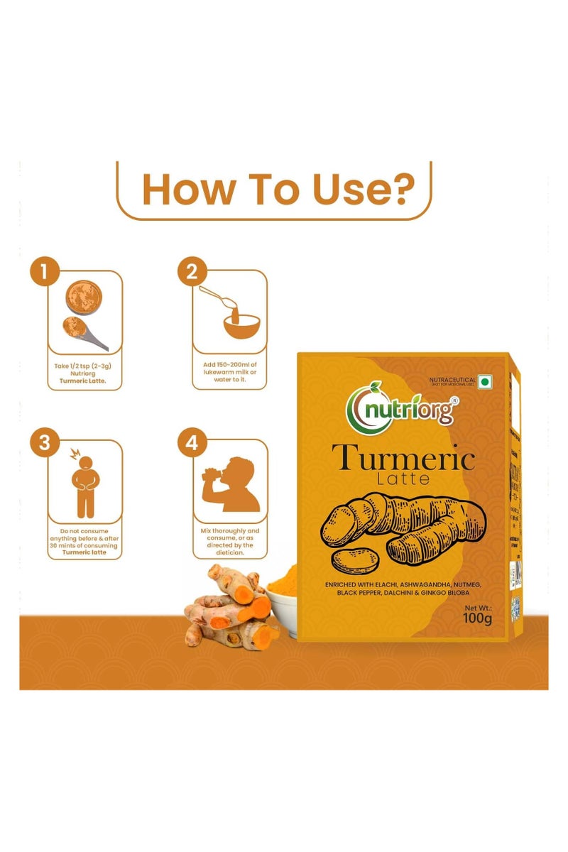 Nutriorg Turmerigc Latte  100g - Image 5