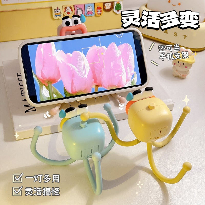 Mini Octopus Night Light, Battery Operated, Creative Desk Lamp, Gift for Women - Image 5