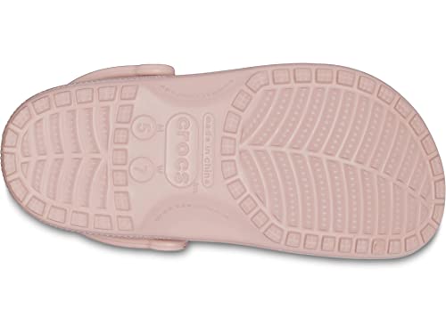 Crocs Classic Clog – Glitter Unisex Clogs for Women and Men - Croslite™ Upper – Adjustable Heel Strap - Glitter Pink Clay Simmer Men's 2, Women's 4 Medium - Image 4