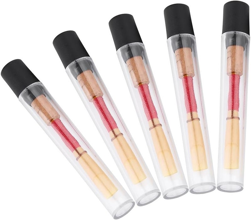 Dilwe 5pcs Oboe Reeds,Medium Strength Handmade Oboe Instrument Upgrade Spare Accessories - Image 1