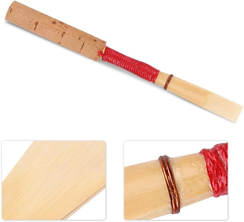 Dilwe 5pcs Oboe Reeds,Medium Strength Handmade Oboe Instrument Upgrade Spare Accessories - Image 2