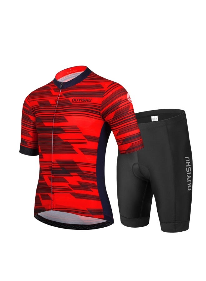 KUYING GR New Summer Outdoor Sunscreen Moisture Absorption Quick Drying Bicycle Women's Cycling Clothing Set  - Image 1
