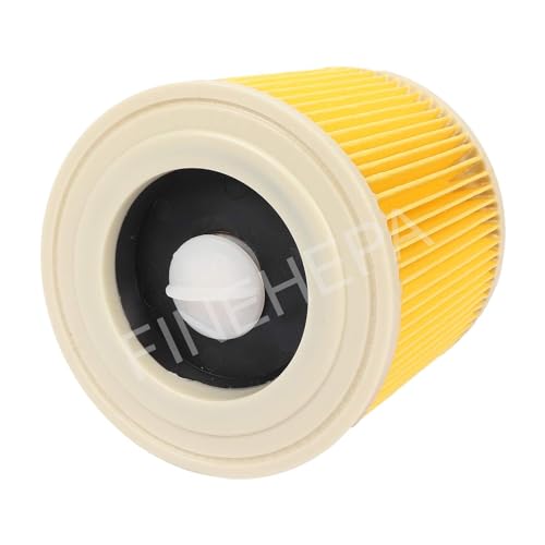 Finehepa Cartridge Filter, Locking Knob Included, Compatible with Karcher Vacuum Cleaner WD3, WD3 P, MV3 & WD 3.200 - Image 2