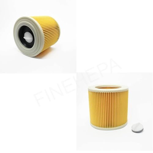 Finehepa Cartridge Filter, Locking Knob Included, Compatible with Karcher Vacuum Cleaner WD3, WD3 P, MV3 & WD 3.200 - Image 4