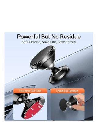 Magnetic Phone Holder for car Dashboard [ Strong Magnet ] iPhone Magnetic Phone Mount for car, [ 360° Rotation ] Universal Dash Car Mount Fits All Cell Phone - view 4