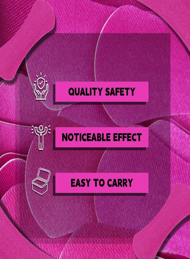 Nepia 50 Pack Extra-Strength Nasal Strips – Latex-Free & Drug-Free Breathing Support for Sports Performance & Day Comfort | Women Variety Pack with Rose Red Colors（Arc） - Image 5