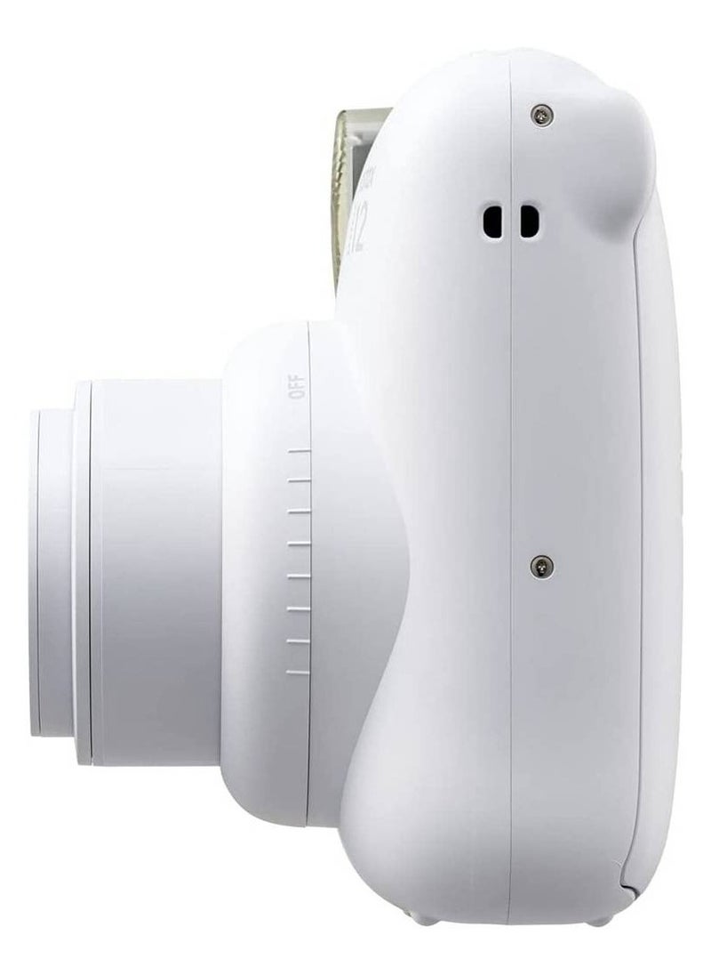 Instax Fujifilm Instax Mini 12 Instant Camera, 60mm Lens, Automatic Exposure, 90 Seconds Developing Time, Automatic Light Adjustment, Automatic Film Ejection, Clay White  - Image 2