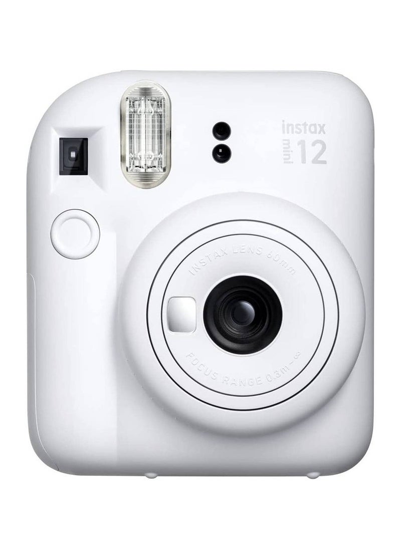 Instax Fujifilm Instax Mini 12 Instant Camera, 60mm Lens, Automatic Exposure, 90 Seconds Developing Time, Automatic Light Adjustment, Automatic Film Ejection, Clay White  - Image 5