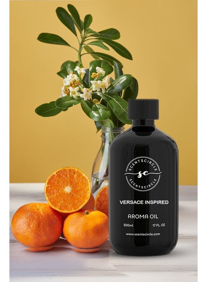 Scentscircle Versace Hotel Inspired Aroma Diffuser Oil 500ml | Luxury Hotel Fragrance - Image 5