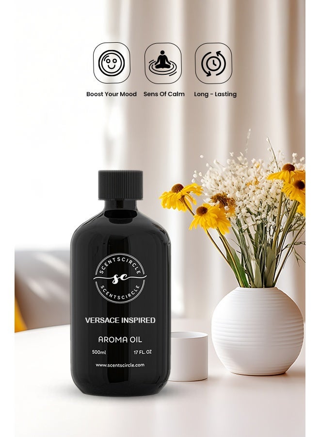 Scentscircle Versace Hotel Inspired Aroma Diffuser Oil 500ml | Luxury Hotel Fragrance - Image 3