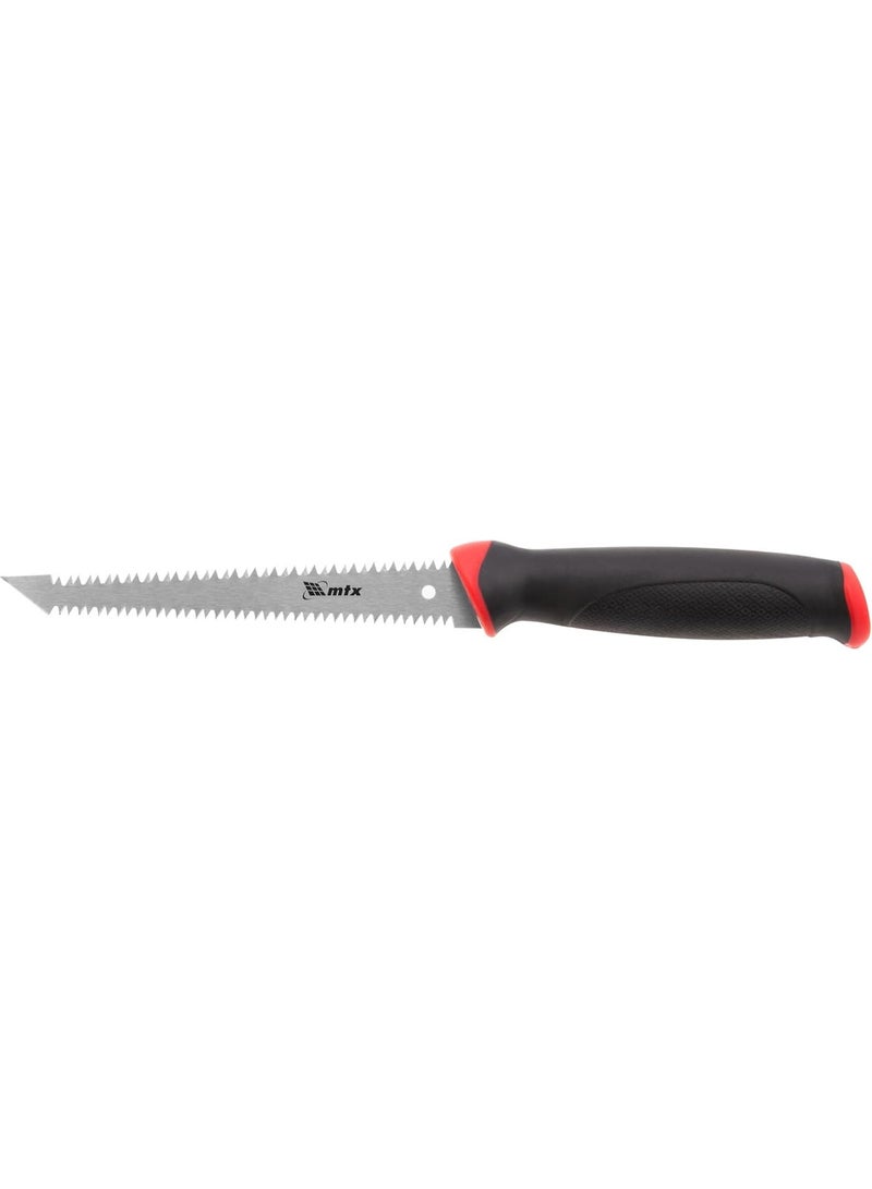 MTX Handsaw for Plasterboard with 2 Cutting Edges and 2 Component Handle (233929) - 180mm - Image 2