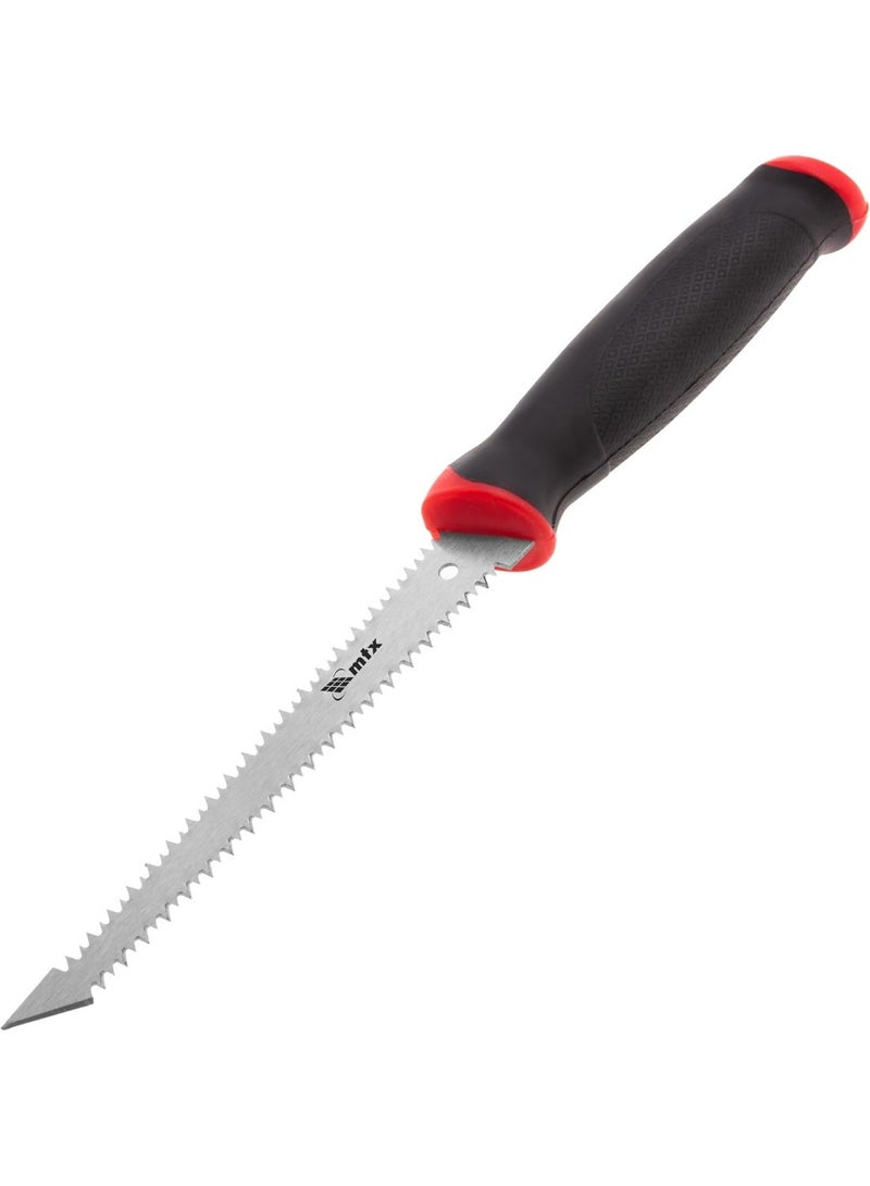 MTX Handsaw for Plasterboard with 2 Cutting Edges and 2 Component Handle (233929) - 180mm - Image 5