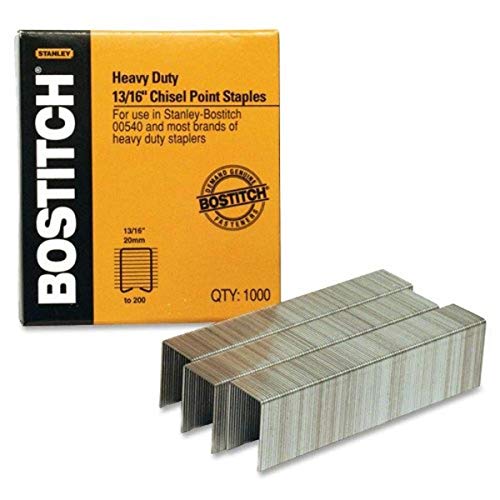 Bostitch Office Heavy Duty Premium Staples, Staple 130-165 Sheets, 13/16" - 1, (SB3513/16HC-1M) - Image 1