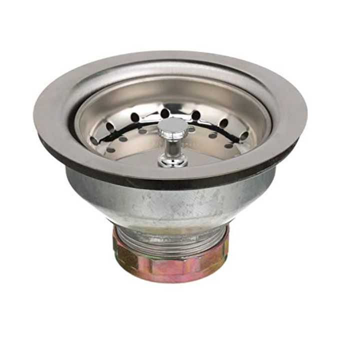 Oatey OAT-14 Dearborn Brass Shallow Cup Basket Strainer with Shallow Locking Cup and Neoprene Stopper - Image 2