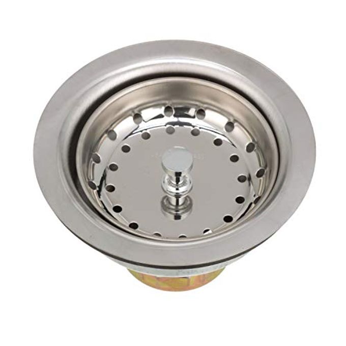 Oatey OAT-14 Dearborn Brass Shallow Cup Basket Strainer with Shallow Locking Cup and Neoprene Stopper - Image 3