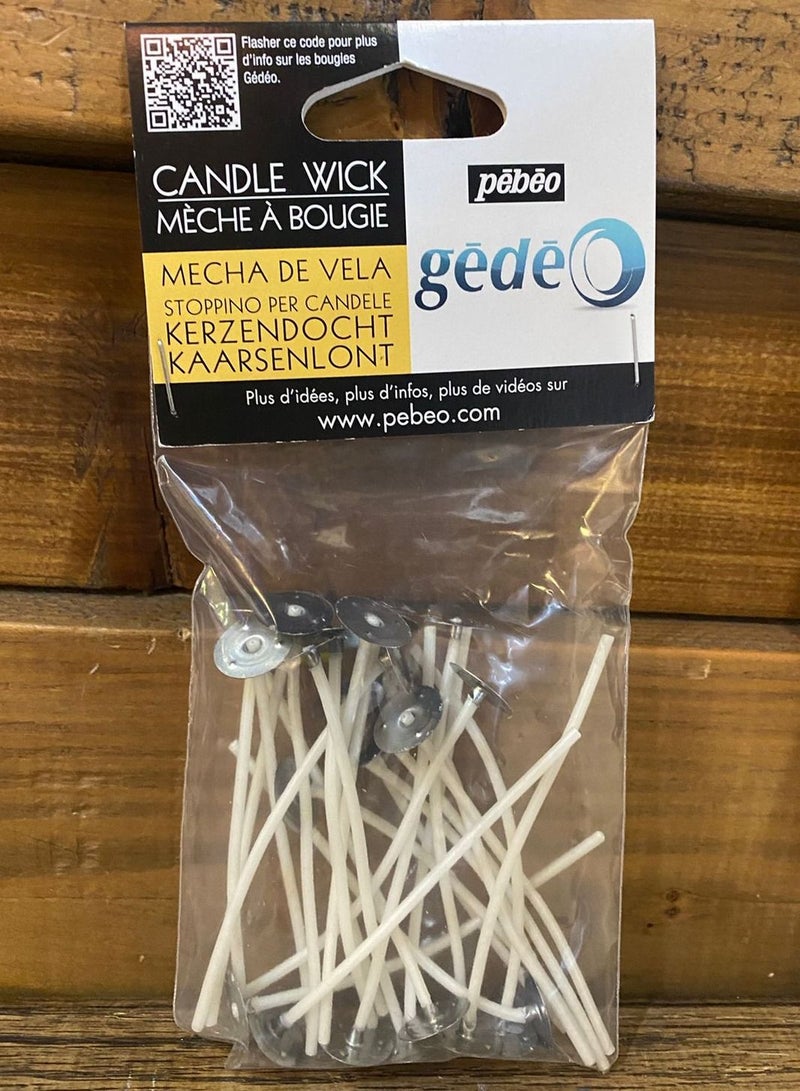 Pebeo Gedeo Reinforced Candle Wicks White  - Image 1