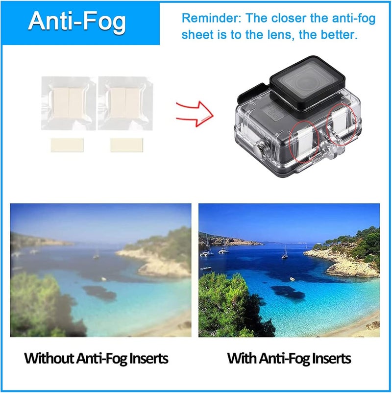 Actpe for Gopro Hero 8 Black Accessories Waterproof Protection Housing Case Diving 60M Protective for Gopro Hero 8 Sports Camera, IP68 - Image 5