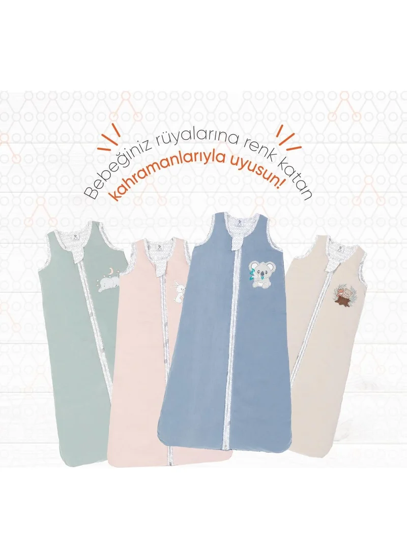 Gezenbebe Hero Embroidered Baby Sleeping Bag (90cm) Teddy
