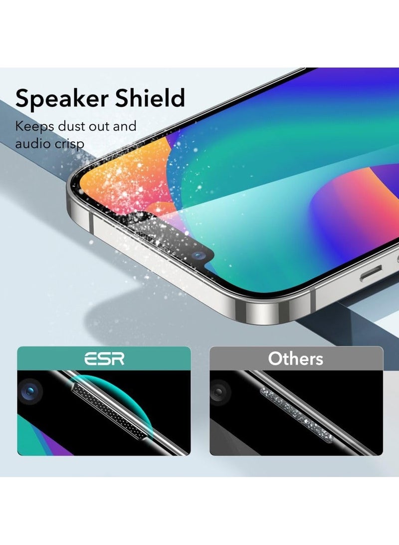 اي اس ار حماية شاشة زجاجية مقسّاة ESR لجهاز iPhone 14/13 - عبوة واحدة - Image 2