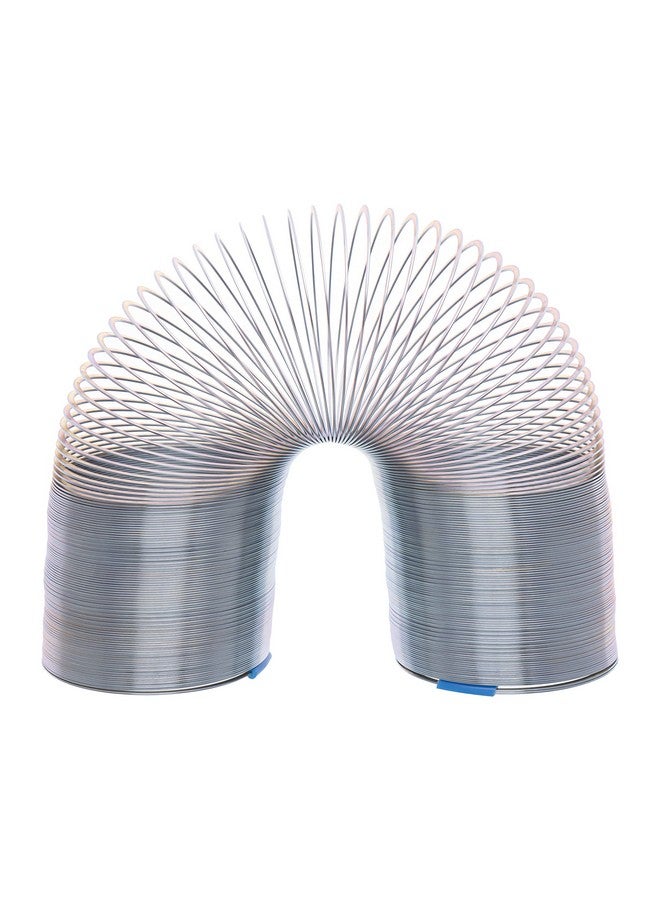 Supertek Scientific Slinky Spring Toy, Wave Form Helix, Made of Tempered Steel Wire Helical Coil, Bouncy Large Magic Slinky Spring (165-170 mm, Diameter - 75 mm, 16 Meter Stretched Length) - Image 3