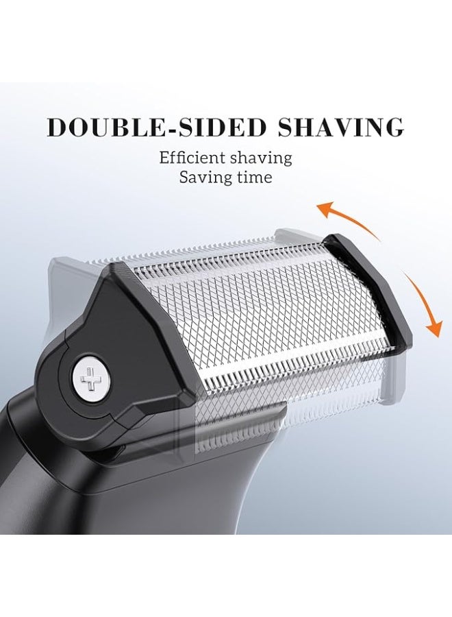 MAXGROOM Manscape Body Hair Trimmer for Men - 2-in-1 Electric Razor, Waterproof Wet/Dry Hair Shavers & Groomer for Pubic Groin & Ball Hair - Image 4