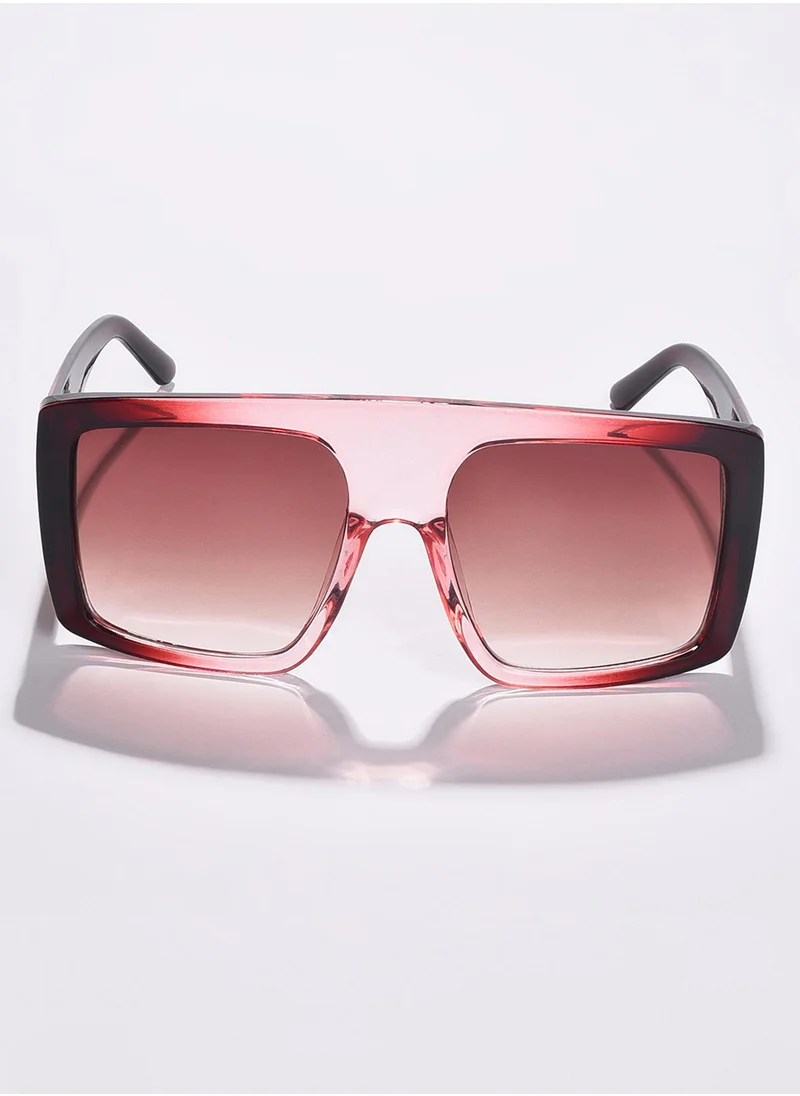 Haute Sauce Brown Lens Brown Oversized Sunglasses