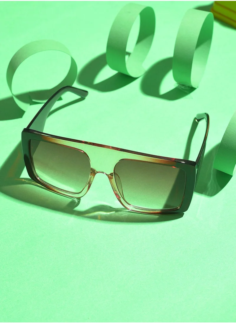 Haute Sauce Brown Lens Brown Oversized Sunglasses
