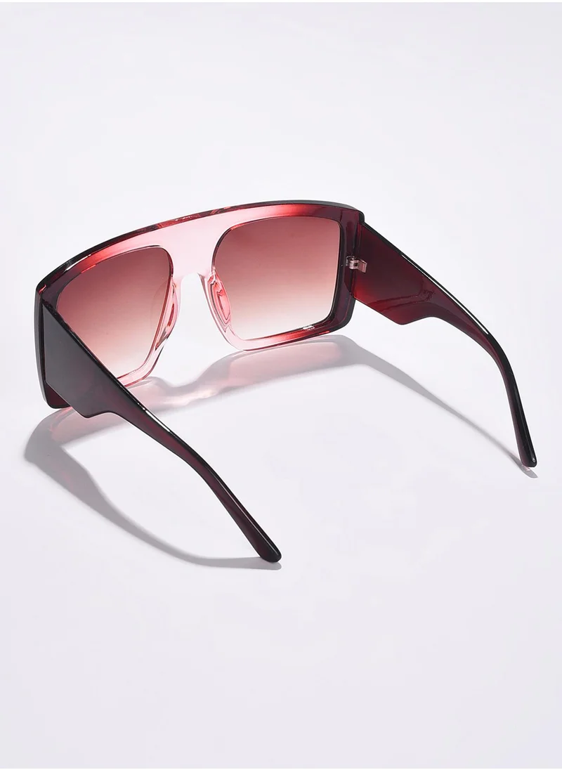 Haute Sauce Brown Lens Brown Oversized Sunglasses
