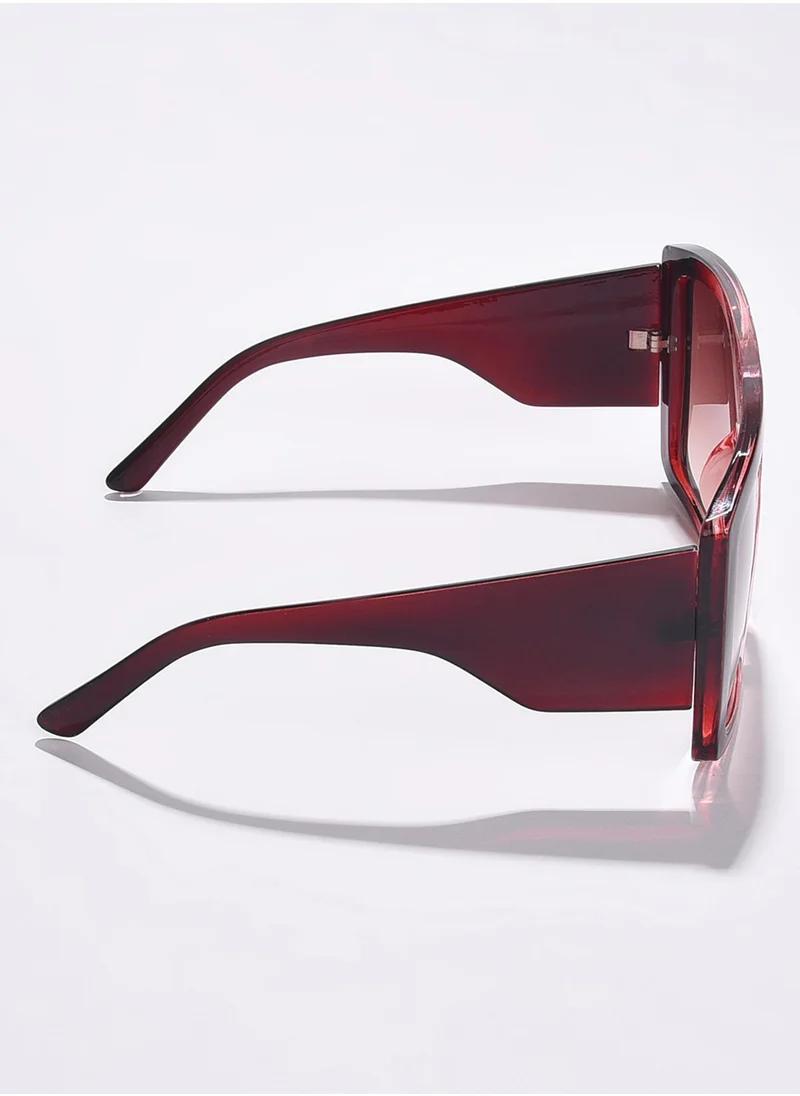 Haute Sauce Brown Lens Brown Oversized Sunglasses
